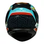 Capacete Fechado Race Tech Sector Voltkon Preto Verde