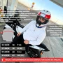 Capacete Fechado Racer1 Rc1 Nava Branco Azul Vermelho Mais Viseira Rc1 Fume