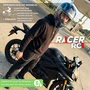 Capacete Fechado Racer1 Rc1 Octane Azul Cinza Vermelho