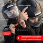 Capacete Fechado Racer1 Rc1 Preto Fosco Mais Viseira Rc1 Fumê