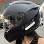 Capacete Fechado Racer1 Rc2 Start Monocolor Preto Fosco