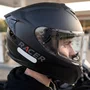 Capacete Fechado Racer1 Rc2 Start Monocolor Preto Fosco