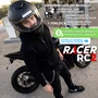 Capacete Fechado Racer1 Rc2 Start Monocolor Preto Fosco