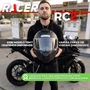 Capacete Fechado Racer1 Rc2 Start Monocolor Preto Fosco