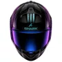 Capacete Fechado Shark Ridill 2 Assya Preto Roxo