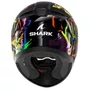 Capacete Fechado Shark Ridill 2 Raging Beast Preto Roxo