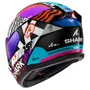 Capacete Fechado Shark Skwal I3 Speed Fancy Branco Laranja