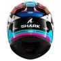 Capacete Fechado Shark Skwal I3 Speed Fancy Branco Laranja