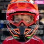 Capacete Infantil Alpinestars SM3 Youth Deegan Laranja Fluor
