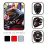 Capacete Kyt Striker 2V Asphalt Preto Fosco Vermelho