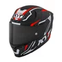 Capacete Kyt Striker 2V Asphalt Preto Fosco Vermelho Original