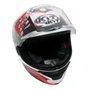 Capacete Kyt Tt Course Grand Prix Azul Vermelho