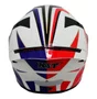 Capacete Kyt Tt Course Grand Prix Azul Vermelho