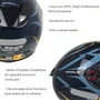Capacete Fechado LS2 FF323 Arrow R Flames Azul Ouro