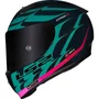 Capacete LS2 FF323 Arrow R Flames Azul Vermelho