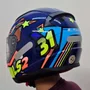Capacete Fechado LS2 FF353 Khan Amarelo Azul