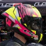 Capacete Ls2 Ff805 Thunder C GP Aldeguer Amarelo Vermelho