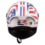 Capacete Ls2 Ff805 Thunder C GP Baz Branco Azul Vermelho