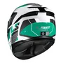 Capacete Fechado LS2 FF808 Stream 2 Road Branco Verde