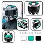 Capacete Fechado LS2 FF808 Stream 2 Road Branco Verde