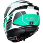 Capacete LS2 FF808 Stream 2 Road Cyan Cinza