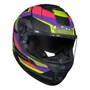 Capacete LS2 FF808 Stream 2 Road Rosa Preto Fosco