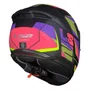 Capacete LS2 FF808 Stream 2 Road Rosa Preto Fosco