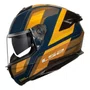Capacete LS2 FF808 Stream 2 Vintage Azul Laranja