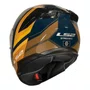 Capacete LS2 FF808 Stream 2 Vintage Azul Laranja