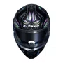 Capacete LS2 FF811 Vector 2 Tropical Preto