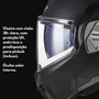 Capacete Articulado Ls2 Ff906 Advant Noir Preto Fosco