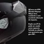 Capacete Articulado Ls2 Ff906 Advant Noir Preto Fosco