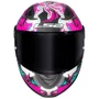 Capacete Fechado Ls2 Infantil FF812 Cyberg Roxo Cyan Fosco