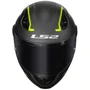 Capacete Fechado Ls2 Infantil FF812 Monocolor Preto Fosco