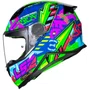 Capacete Fechado Ls2 Infantil FF812 Svent Azul Verde