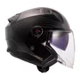 Capacete Aberto LS2 Infinity 2 C Solid Carbon Preto