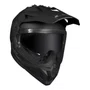 Capacete Ls2 MX702 Pioneer 2 Monocolor Preto Fosco