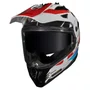 Capacete Ls2 MX702 Pioneer 2 Namib Branco Azul Vermelho