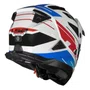 Capacete Ls2 MX702 Pioneer 2 Namib Branco Azul Vermelho