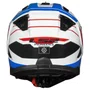 Capacete Ls2 MX702 Pioneer 2 Namib Branco Azul Vermelho