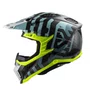 Capacete Motocross Ls2 Mx703 X Force C Barrier Sky Azul