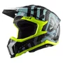 Capacete Motocross Ls2 Mx703 X Force C Barrier Sky Azul
