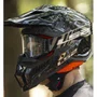 Capacete Motocross Ls2 Mx703 X Force C Solid Carbon Preto