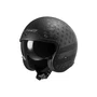 Capacete Aberto Ls2 Of599 Spitfire Flag Fosco Preto Aberto
