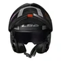 Capacete Articulado LS2 Strobe 2 Orion Preto Roxo Fosco