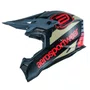 Capacete Off Road Asw Fusion 2.0 Relay Cinza Vermelho