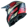 Capacete Off Road Asw Fusion 2.0 Relay Cinza Vermelho