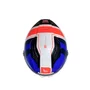Capacete Fechado MT Stinger 2 Poun A7 Branco Vermelho