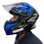 Capacete Fechado MT Stinger 2 Poun B6 Azul