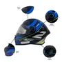 Capacete Fechado MT Stinger 2 Poun B6 Azul